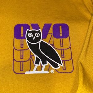 Long sleeve OVO drake shirt with decal SMALL